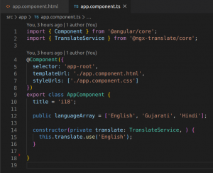 Implement Internationalization (i18n) In Angular Application