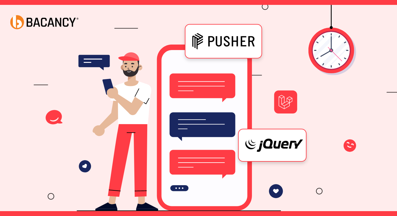 Real-time Chat App using Laravel Pusher and Jquery